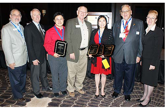 Charles Rubenstein, IEEE; Jim Jefferies, IEEE; Chan Wong, Entergy;  Derald Morgan, IEEE; Cat Wong, Entergy; Francis Grosz, IEEE; and Wanda Reder, IEEE. 